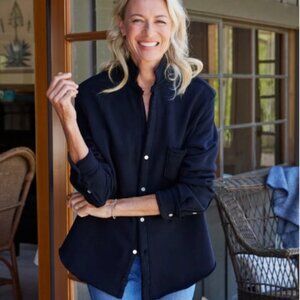 Eileen Triple Fleece Sweatshirt Button-Up Size M, British Royal Navy